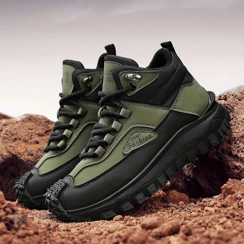 (⏰Limited Time Sale 70% OFF) Men’s Work Hiking Boots – Waterproof, Non-Slip